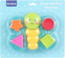 Formes à encastrer Papillon – jouet en plastique pour enfants 18 mois+