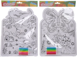 Kit créatif de puzzles avec feutres - 1 pièce