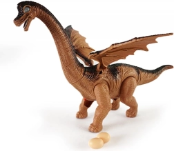 Dinosaure Brachiosaurus à piles qui marche