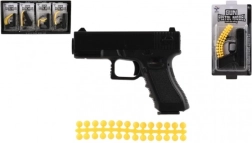 Pistolet pour enfants à billes souples 10 cm avec munitions