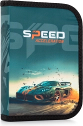 Trousse scolaire à un seul étage avec motif voiture Oxybag