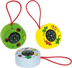 boussole pour enfants Goki avec images et cordon