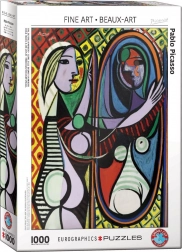 EUROGRAPHICS puzzle Fille devant le miroir – 1000 pièces