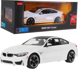 Voiture RC BMW M4 Coupé 1:14 Rastar avec télécommande 2,4 GHz – Blanc