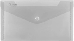 Pochette à pression DL Opaline transparente, étui porte-documents en polypropylène