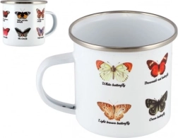 Mug émaillé avec papillons
