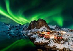 Puzzle Aurores boréales 1000 pièces