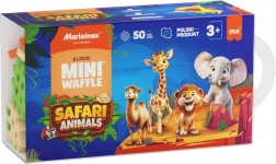 Jeu de construction Mini Waffle - Animaux Safari 50 pièces