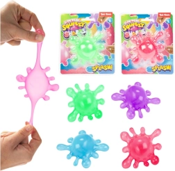 Toi-Toys canette anti-stress en silicone extensible, 4 couleurs