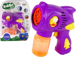 Pistolet à bulles violet pour enfants
