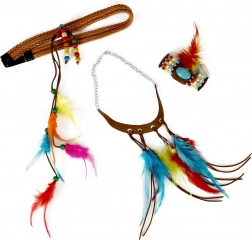 Set d’accessoires amérindiens pour adultes