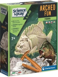 Clementoni Science & Play ArcheoFun : piranha phosphorescent