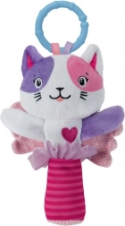Hochet en peluche chat BABY CLEMENTONI