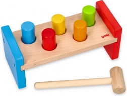 banc à marteler en bois Goki