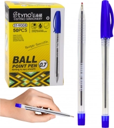 Stylo à bille avec recharge bleue 0,7 mm