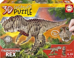 Puzzle 3D T‑Rex 82 pièces EDUCA