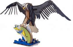 Puzzle 3D en bois Aigle