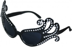 Lunettes de carnaval Lady G noires