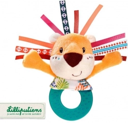 Lilliputiens - Hochet avec Anneau de Dentition Lion Jack pour Bébés