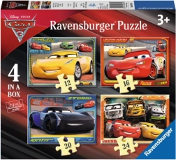 Ravensburger puzzle Cars 4-en-1 (12–24 pièces)