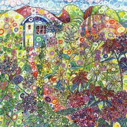 Puzzle carré La petite maison bleue 1000 pièces