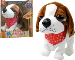 Chien en peluche interactif avec sons et mouvement
