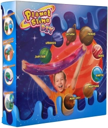 Coffret créatif – planètes en slime dans une boîte
