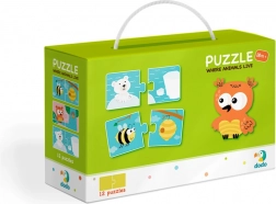 Dodo puzzle animaux et leurs habitats