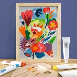 Kit artistique DJECO Atelier – peinture guidée par modèles