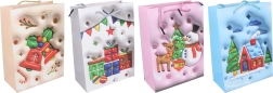 Sac cadeau de Noël L 31 × 40 × 12 cm - 1 pièce