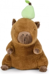 Capybara en peluche avec poire 25 cm Daffi