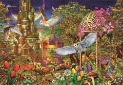 Puzzle 1500 pièces Jardin fantastique des bois