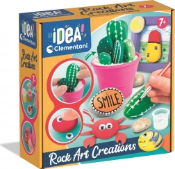 Clementoni Idea – kit créatif pour décorer des pierres