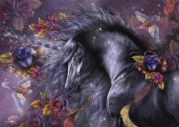 Puzzle Rose bleue 1000 pièces