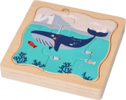 Puzzle superposés en bois Animaux de l’Arctique