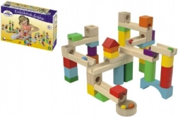 Piste de billes en bois Detoa