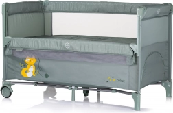 Lit parapluie pour enfant Relax Basil avec côté rabattable