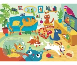 Puzzle Fête des animaux 24 pièces