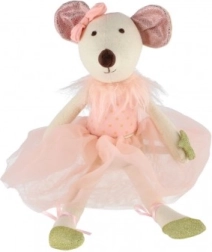 Souris en peluche Karolína ballerine 33 cm