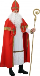 Costume de Saint-Nicolas pour adultes avec écharpe ÉCO