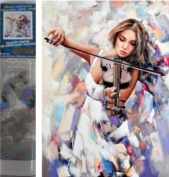 Norimpex peinture diamant violoniste 30x40 cm