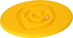 Planche d'équilibre jaune avec labyrinthe pour enfants