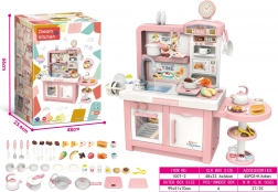 Méga cuisine enfant rose avec accessoires