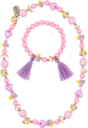 Souza! set collier et bracelet licorne pour enfants