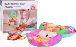 Coussin sensoriel pour bébé en forme de U girafe avec jouets