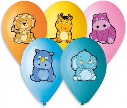 Ballons gonflables avec animaux 30 cm, 5 pcs