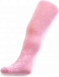 Collants jacquard pour enfants NEW BABY rose 128 (7–8 ans)