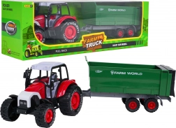 Tracteur en métal avec remorque détachable à rétrofriction