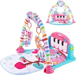 Tapis d’éveil et d’activité pour bébés avec piano et projecteur – Petit piano