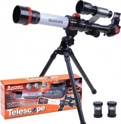 télescope réfracteur pour enfants avec grossissements 20×/30×/40× sur trépied